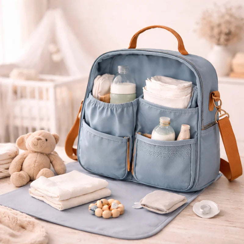 Sac à dos à langer avec rangement 