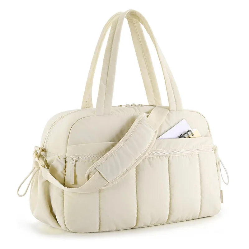 Grand sac à langer mixte beige