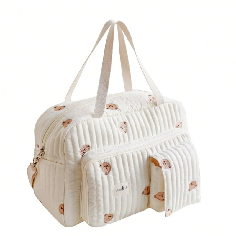 Grand sac à langer avec motif