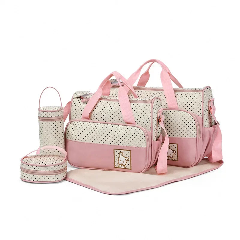 Kit sac à langer voyage rose