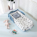 Matelas à langer mixte blanc avec étoiles