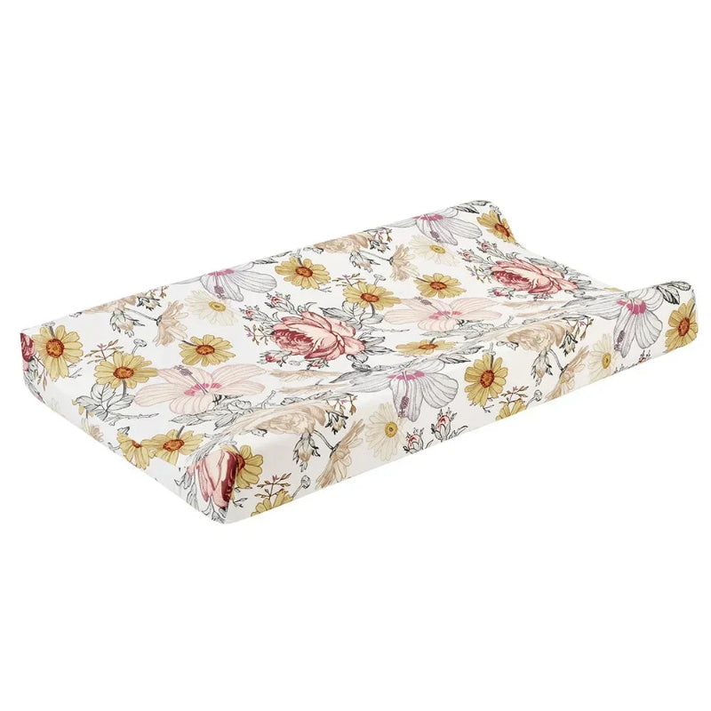 Matelas à langer pour bébé fleurs