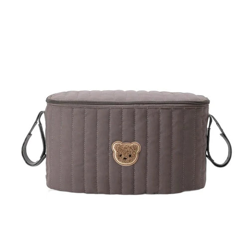Mini sac à langer gris
