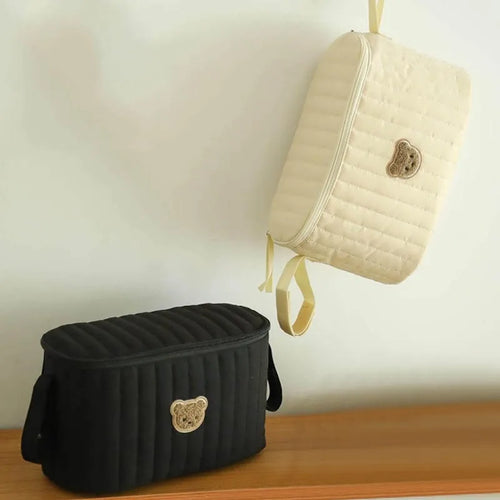 Mini sac à langer bébé beige