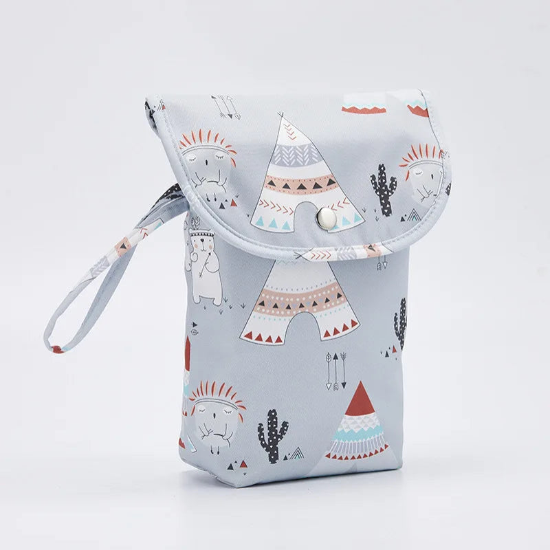 Petit sac à couche motif hippie