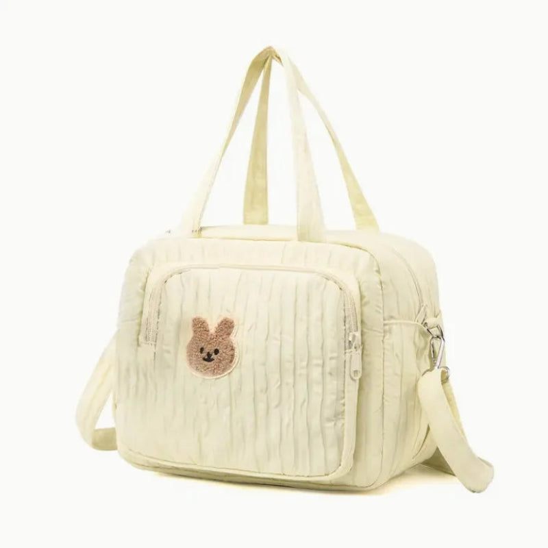 Sac à langer avec bandoulière jaune