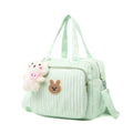 Sac à langer avec bandoulière vert