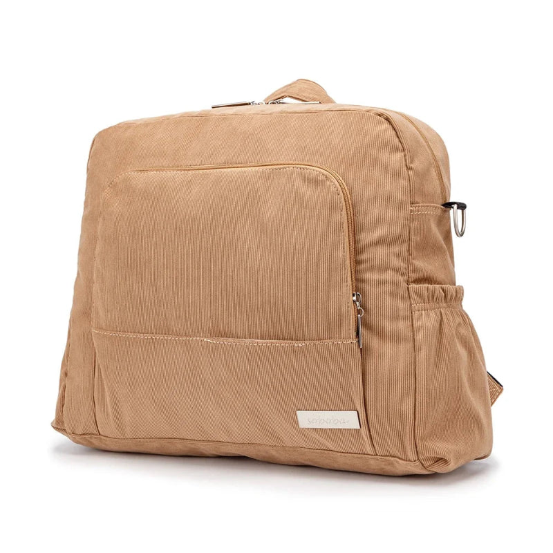 Sac à couche marron avec compartiment
