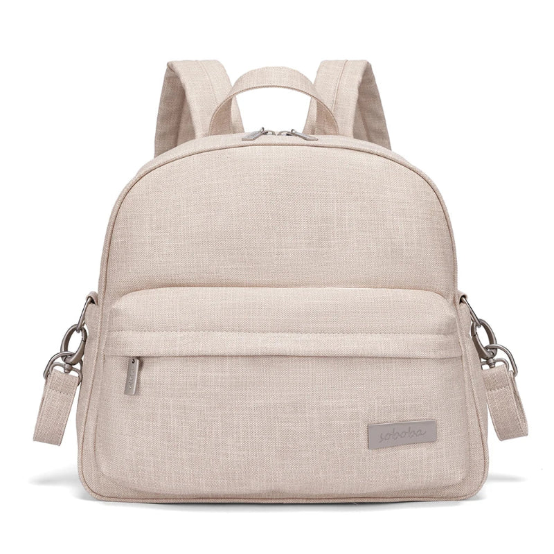 Sac à dos à couche couleur abricot