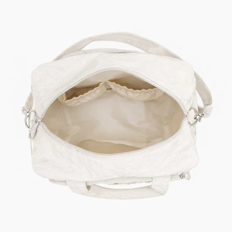 Sac à langer avec bandoulière blanc intérieur