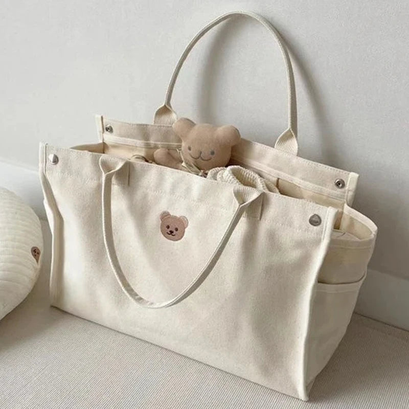 Sac à langer grand motif ourson