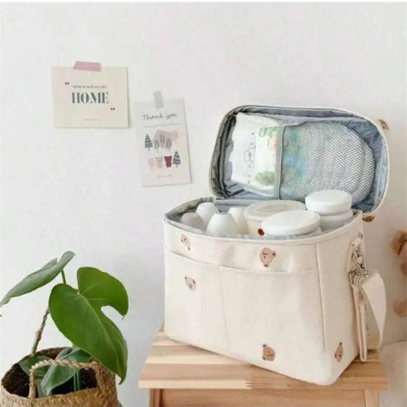 Sac à langer motifs petit ourson