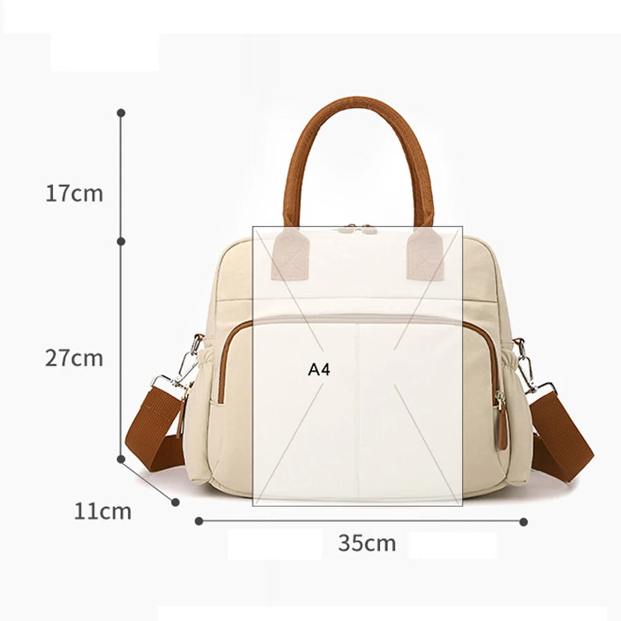 Taille du sac a langer bebe beige​
