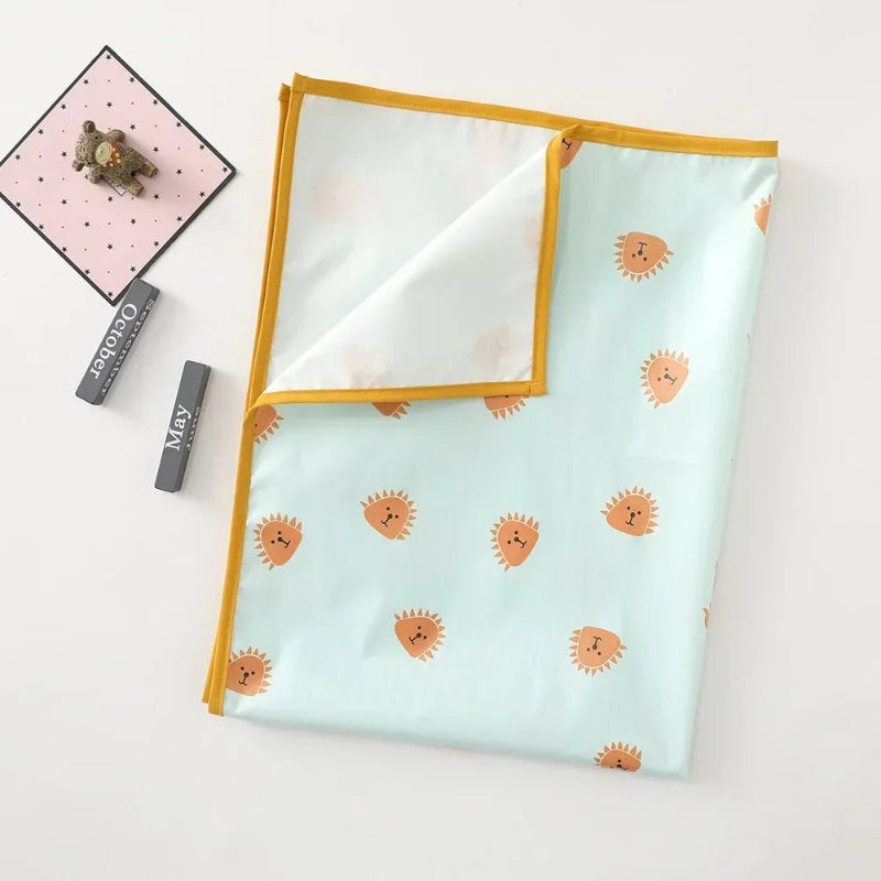 Tapis à langer nomade pour bébé lion