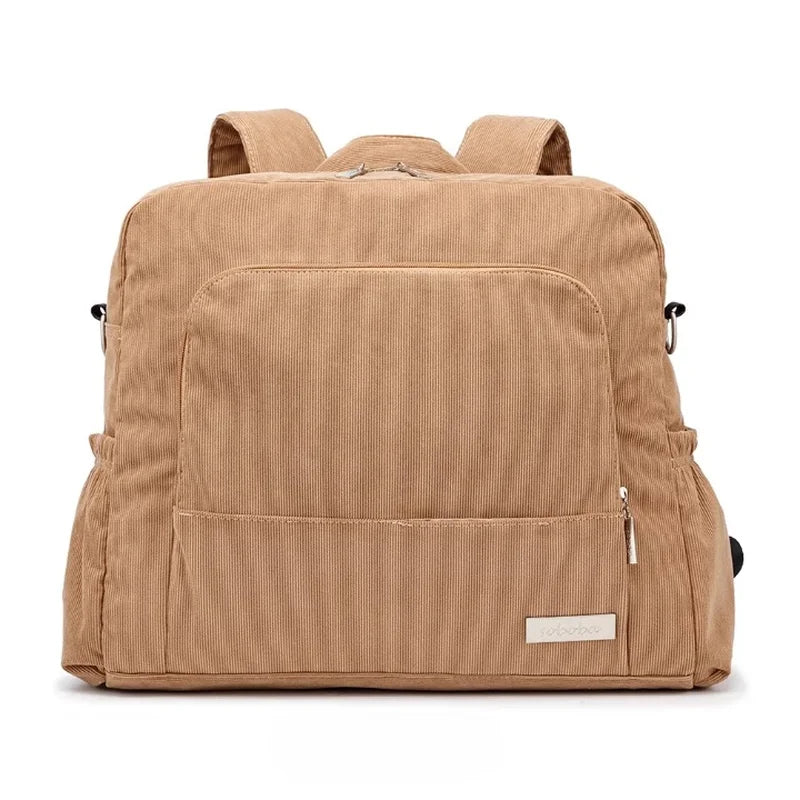 Sac à couche marron de face 